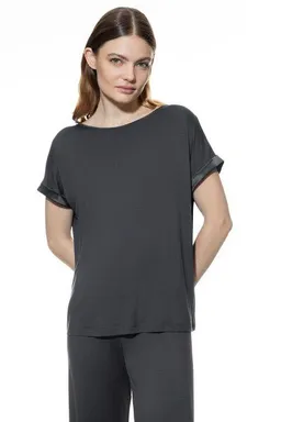 mey Mey Damen T-Shirt rundhals "Pure Chic" aus FSC-Modal – Produktbild 1 von 1