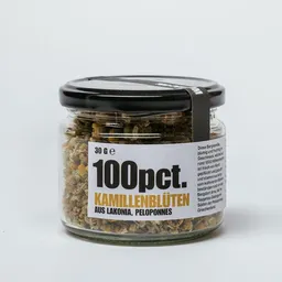 100pct. 100pct. Kamillenblüten aus Lakonia, Griechenland – Produktbild 1 von 1