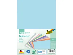 folia folia Tonpapier "Pastell" 130g/m², DIN A4, 100 Blatt – Produktbild 1 von 1
