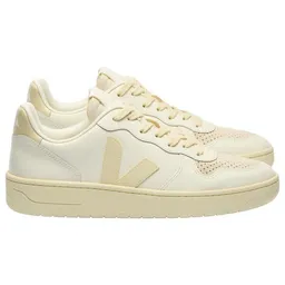Veja Veja Damen-Sneaker V-10 Prime Leather Pure Calcaire – Produktbild 1 von 1
