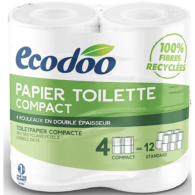 Ecodoo Ecodoo Toilettenpapier Compact (4 Rollen) – Produktbild 1 von 1