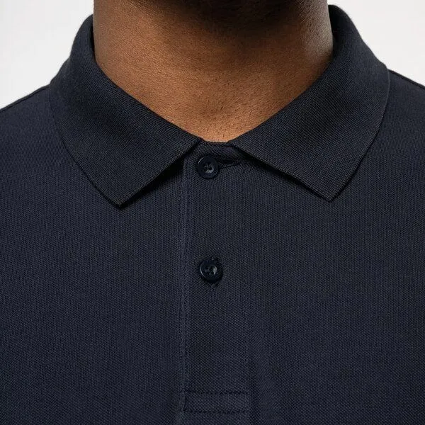 YTWOO YTWOO Herren Piqué-Polo Langarm, Navy, – Produktbild 3 von 4