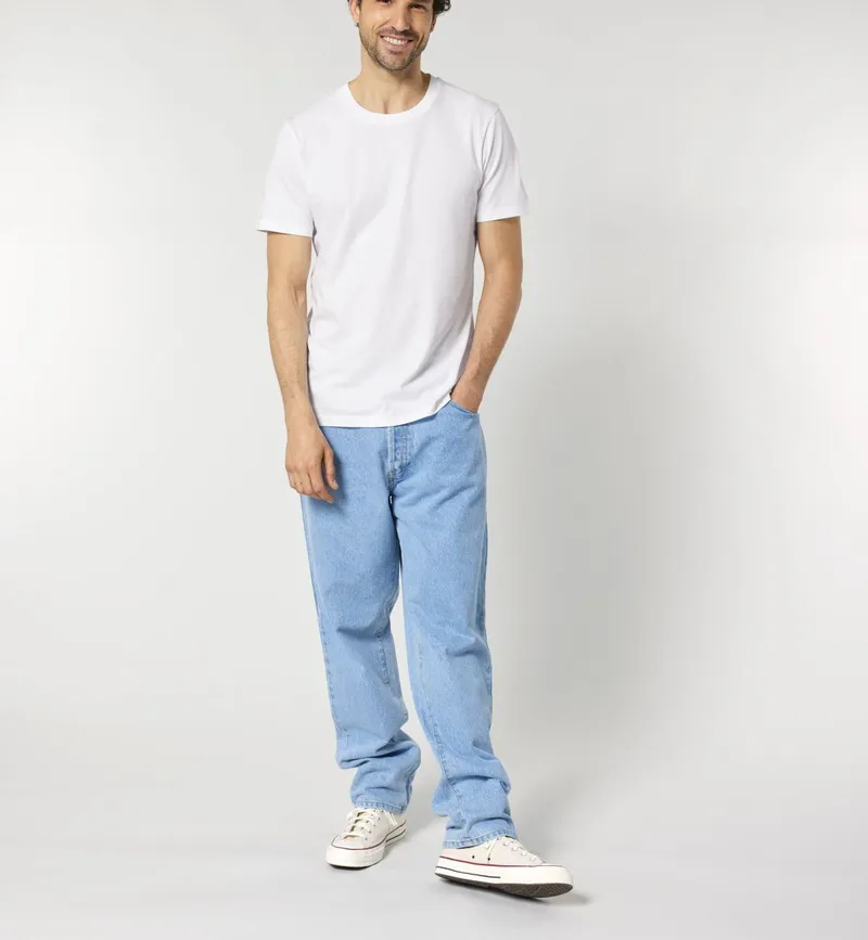 UNIPOLAR UNIPOLAR Basic T-Shirt Crafton, White, – Produktbild 1 von 1
