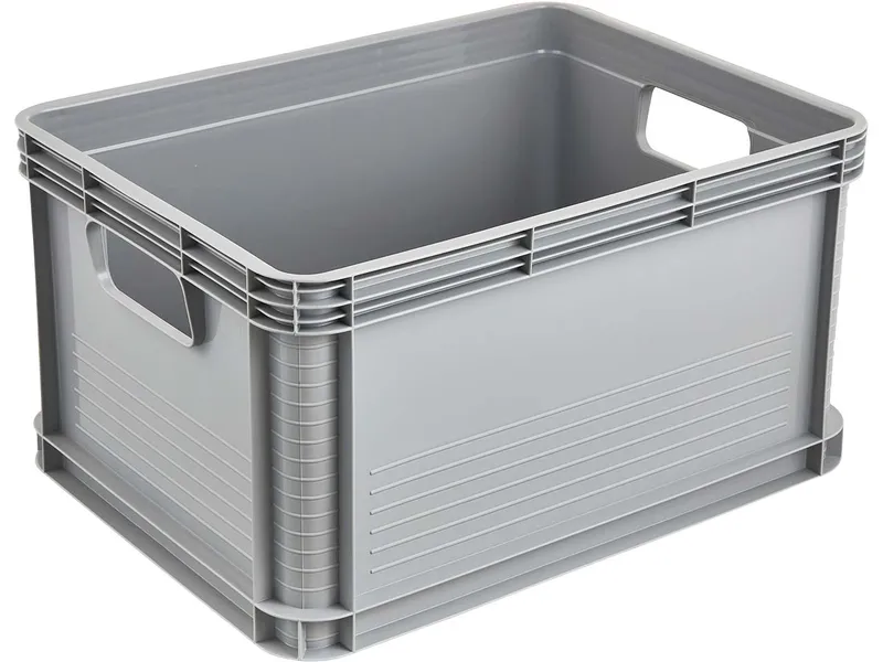 Keeeper Keeeper Transportbox 'Robert' stapelbar, 40 x 30 x 22 cm, 20 l, Grau, – Produktbild 1 von 6