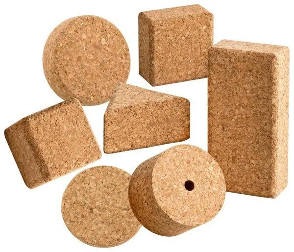 Kork-Deko Kork-Deko Geometrische Formen aus Kork | 7 teiliges Set | Kork aus Portugal – Produktbild 2 von 8