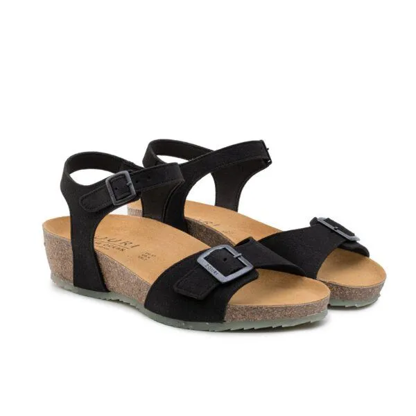 Zouri Zouri Seashell Sandalen, Schwarz, – Produktbild 1 von 2