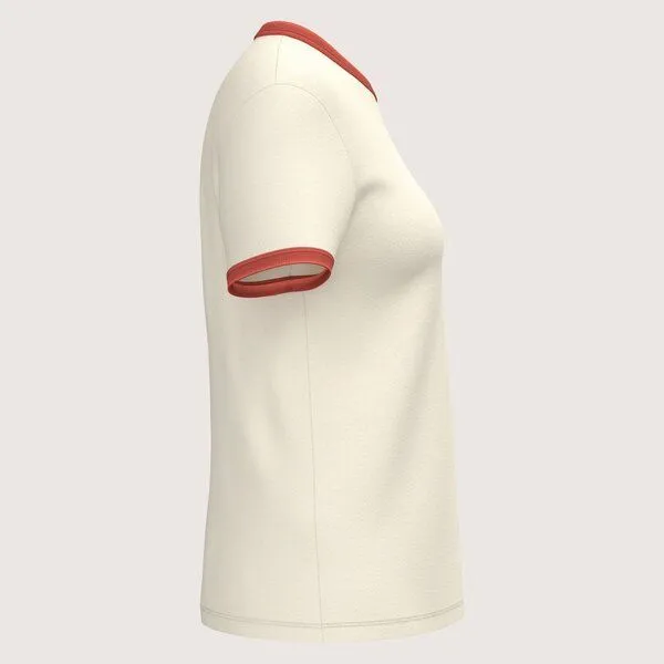 YTWOO YTWOO Vintage Ringer-T-Shirt Damen, Ivory/paprika, – Produktbild 3 von 3