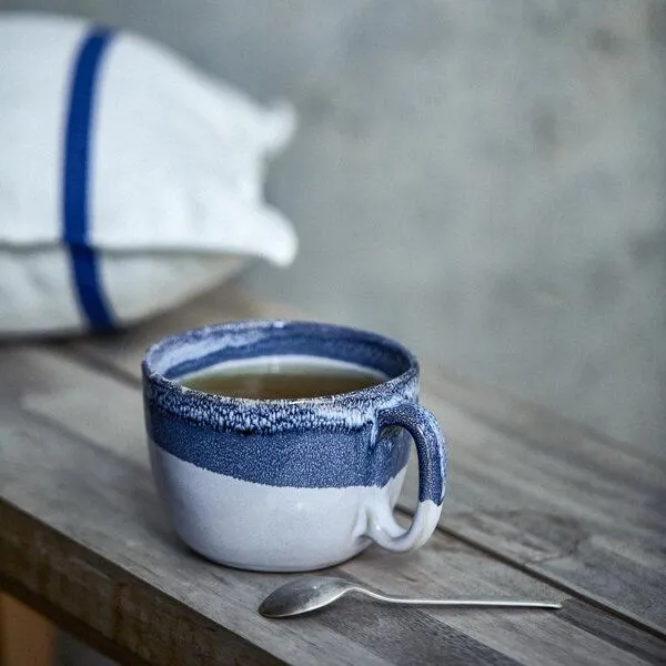 onomao onomao Große Tasse - Traditionell, Graublau dipped, – Produktbild 2 von 4