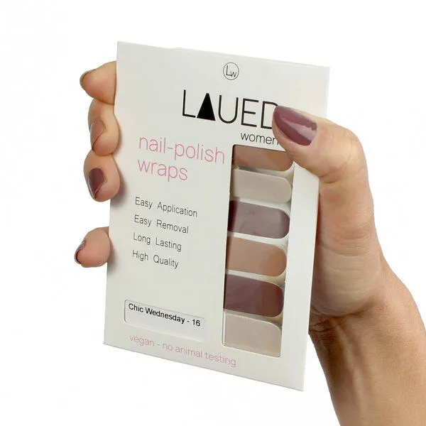 Vargu Vargu LAUED vegane Nagelfolien grafics, Chic wednesday, – Produktbild 1 von 4