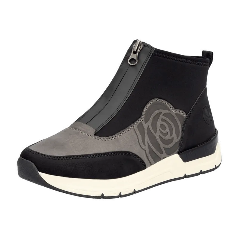 Rieker Rieker HWK Damen Stiefel für Damen, schwarz, Größe 42 EU, Schwarz, – Produktbild 1 von 8
