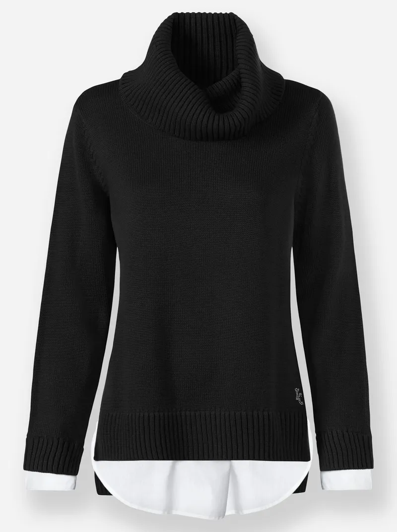 heine Rollkragenpullover schwarz, Schwarz, – Produktbild 1 von 2
