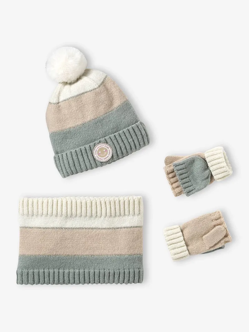Vertbaudet Mädchen Set, Aqua, – Produktbild 1 von 4