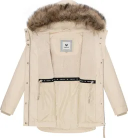 ragwear ragwear Winterjacke Tawny Short YOUMODO Warme Jacke mit großer Kapuze und Kunstfellkragen – Produktbild 1 von 1