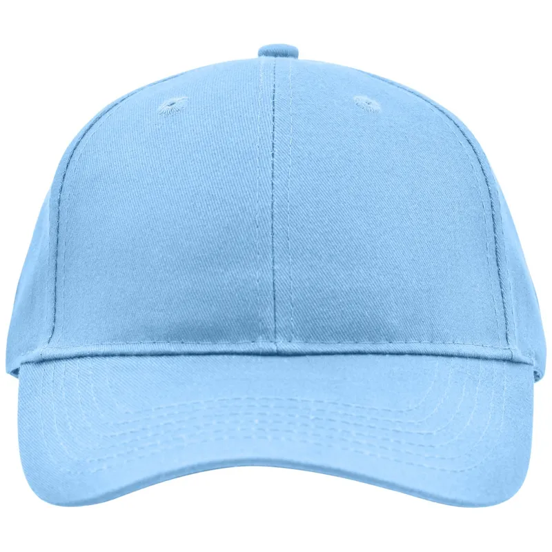 Myrtle Beach myrtle beach Klassisches 6 Panel Cap mit gebürsteter Oberfläche MB6118 Gr. one size light-blue – Produktbild 1 von 1
