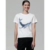 watapparel watapparel T-Shirt Frauen Wal, Off white, – Produktbild 1 von 1