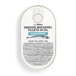 GymBeam Food GymBeam Geräucherte Makrelenfilets in Öl 170 g – Produktbild 1 von 1