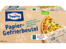 Toppits Toppits Gefrierbeutel aus FSC-zertifiziertem Papier, 6 l, 10 Stk. – Produktbild 1 von 1
