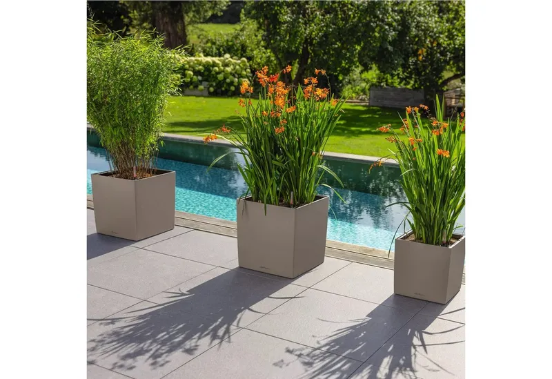 Lechuza® Lechuza® Blumentopf CUBE Color 40, Weiß, – Produktbild 5 von 5