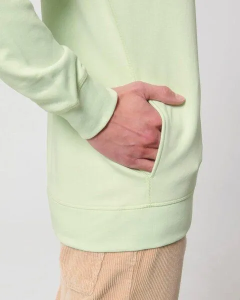 YTWOO YTWOO Hoodie für Damen und Herren, Kapuzenpullover, Basic, Unisex, Hellgrün, – Produktbild 3 von 4