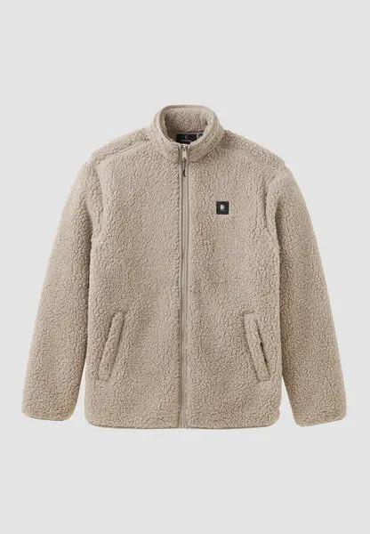 recolution Herren Fleecejacke aus recyceltem Polyester - SPINDLE - recolution, Hazel brown (braun), – Produktbild 2 von 3