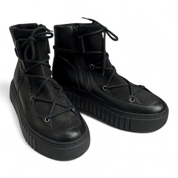 Werner 1911 Werner 1911 Capybara-Boots aus kbT-Leder, Schwarz, – Produktbild 1 von 4