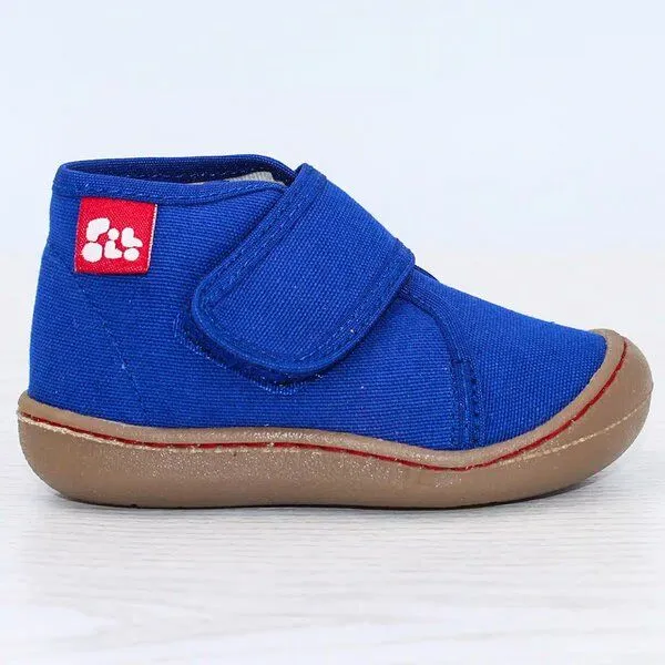 Pololo Pololo Halbschuh/ Lauflerner "Primero" aus Baumwolle, Größen 20-27, Blau, – Produktbild 2 von 4