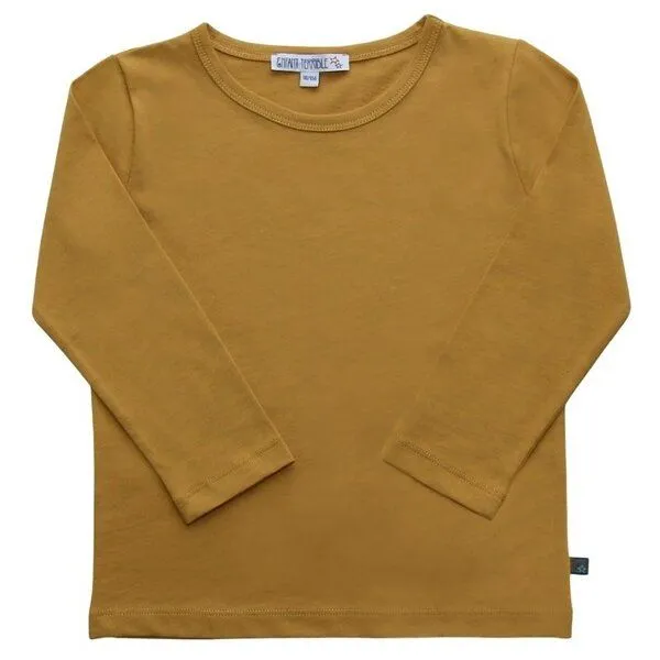 Enfant Terrible Enfant Terrible Kinder Uni Langarmshirt Bio-Baumwolle, Sand (braun - beige), – Produktbild 1 von 1