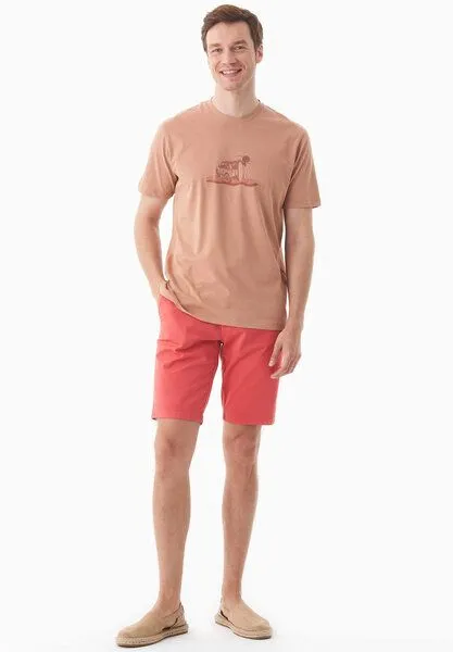 ORGANICATION ORGANICATION T-Shirt aus Bio-Baumwolle, Tan, – Produktbild 2 von 4