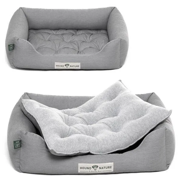 HOUND & NATURE HOUND & NATURE Öko Hundebett ZERMATT, Hellgrau, – Produktbild 7 von 7