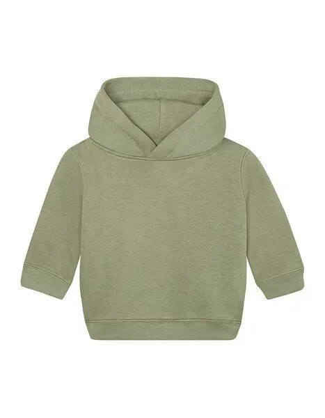 Babybugz Babybugz Baby Hoodie Hoody Kapuzenpullover T-Shirt 6 - 24 Monate 280 g/m² Bio Baumwolle Vegan, Dusty blue, – Produktbild 1 von 3