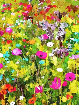 Photocircle Photocircle Poster / Leinwandbild - Meadow Flowers – Produktbild 1 von 1