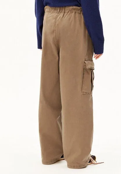 ARMEDANGELS ARMEDANGELS BRUSHED CARGO GMT DYE Damen Hose aus Bio-Baumwoll Mix, Amberwood, – Produktbild 2 von 4