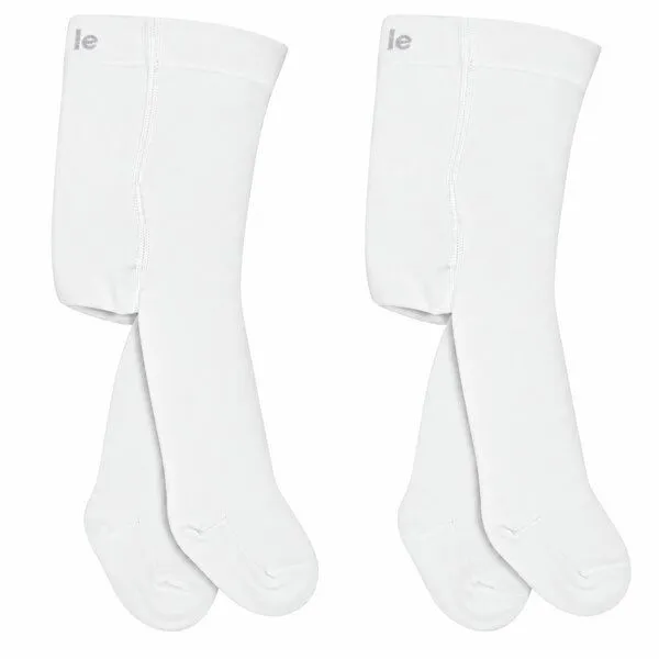 bistyle bistyle Baby Strumpfhose 2er-Pack GOTS-zertifiziert, Weiß weiß, – Produktbild 1 von 2