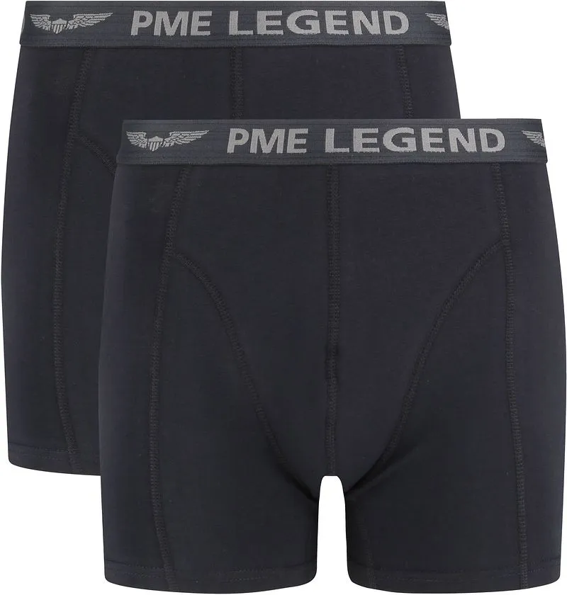 PME Legend PME Legend Boxershorts 2er-Pack Uni Schwarz, Schwarz, – Produktbild 1 von 2