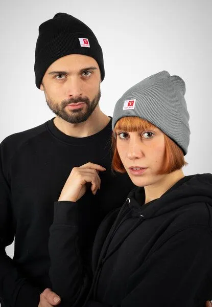 TORLAND TORLAND Beanie RIB, Grau (mid heather grey), – Produktbild 3 von 3