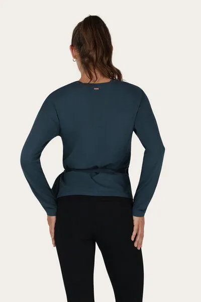 Urban Goddess Urban Goddess Aurora Yoga & Pilates Wickel-Longsleeve, Orion (blau), – Produktbild 4 von 5