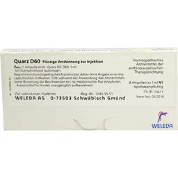 Weleda WELEDA QUARZ D 60 Ampullen 8X1 ml Ampullen – Produktbild 1 von 1