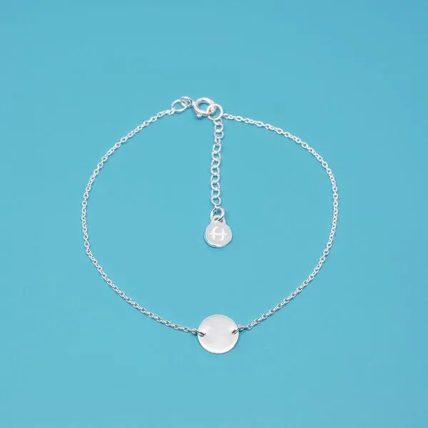 fejn jewelry fejn jewelry Armband 'disc', Silber, – Produktbild 1 von 3