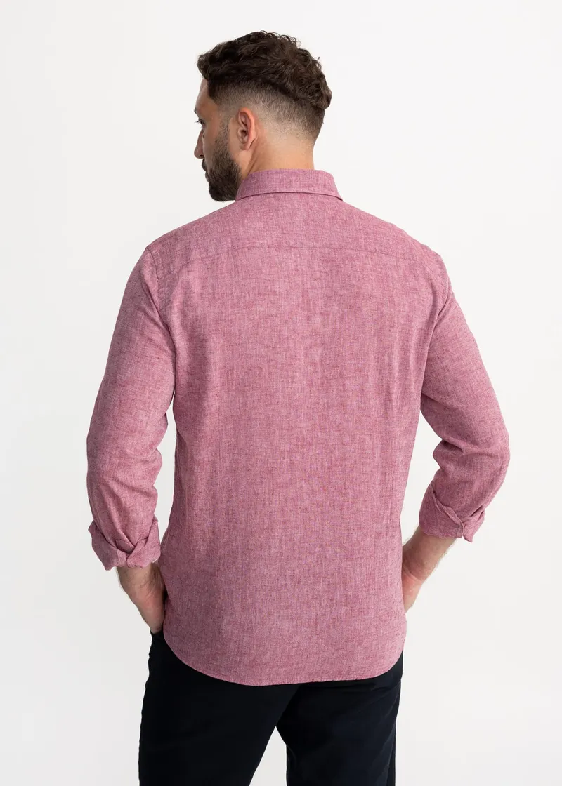 De IONESCU De IONESCU Herren vegan Hemd Godeanu, Violett, – Produktbild 1 von 2