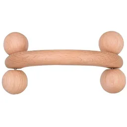 Biodora Biodora Massageroller mit 4 Kugeln – Ergonomischer Körperroller – PEFC-Buchenholz – Plastikfrei & Sanft – Produktbild 1 von 1
