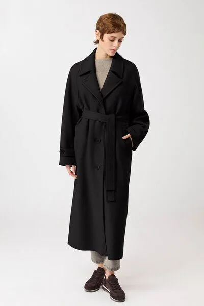 LangerChen LangerChen Walkmantel mit Revers, Black (schwarz), – Produktbild 1 von 4