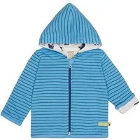 loud proud loud + proud Babys & Kinder Wendejacke mit Kapuze, GOTS-zertifiziert, Basin(blau), – Produktbild 1 von 1