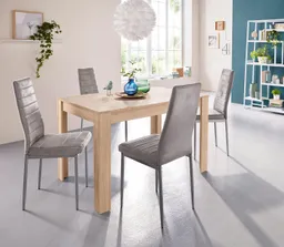 OTTO home Essgruppe mit Tisch und 4 Stühlen, (Set, 5-tlg), Tischbreite 120 cm Esszimmer Set, Tischgruppe – Produktbild 1 von 1