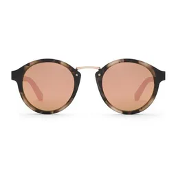 TAKE A SHOT TAKE A SHOT Runde Sonnenbrille aus Holz für Damen und Herren – Produktbild 1 von 1