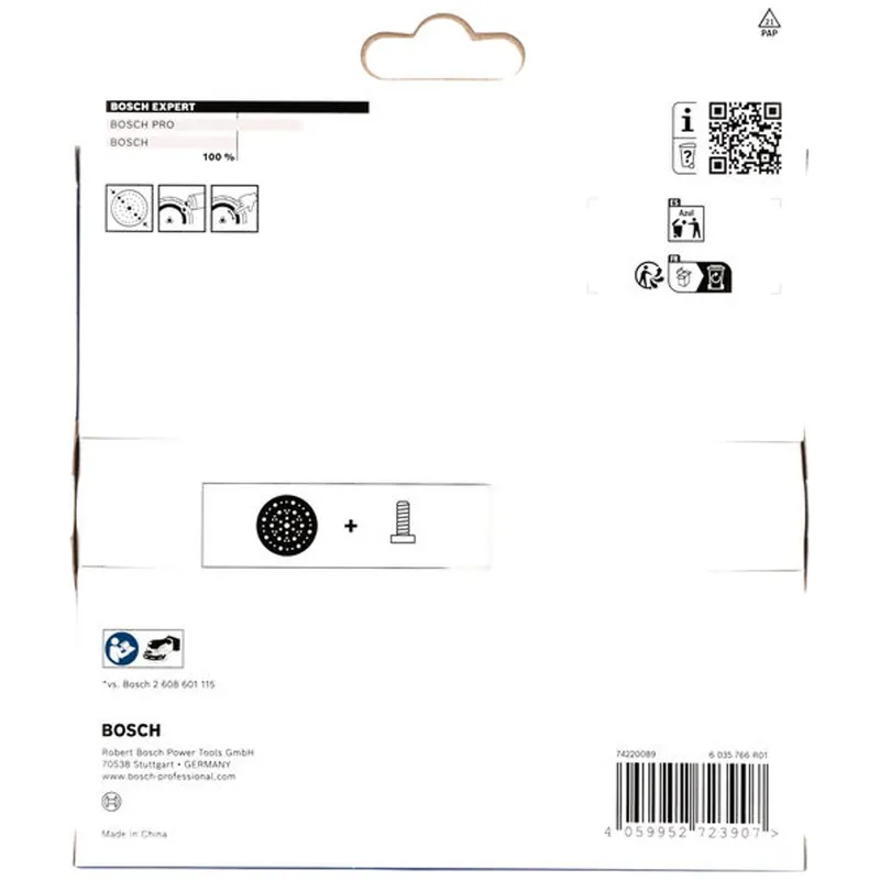 Bosch Professional Bosch Professional Bosch EXPERT Multihole Schleifteller, Hard hart, 150 mm – Produktbild 1 von 1