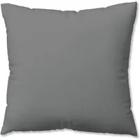 Schlafgut Schlafgut Kissenbezug Knitted Jersey - 95% Biobaumwolle, 5% Elasthan - uni, Grey mid, – Produktbild 1 von 1