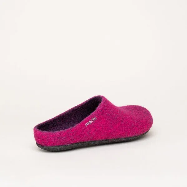 Magicfelt Magicfelt Filz-Hausschuh 709 aus 100% Merino-Wolle für Damen & Herren, Lila, – Produktbild 4 von 4