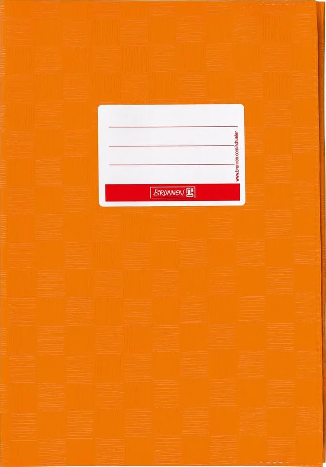 BRUNNEN BRUNNEN Heftumschlag aus Polypropylen DIN A4, Orange, – Produktbild 2 von 2