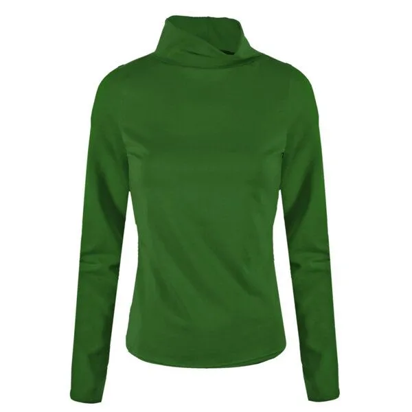 Frija Omina Frija Omina Bio-Rollkragen-Shirt Rolli, Verde (grün), – Produktbild 1 von 2