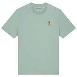 LIGARTI Besticktes T-Shirt – Karotte – LIGARTI Tiermanufaktur – Produktbild 1 von 1
